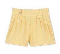 Chloe - Short En Toile - Jaune Poudre - Fille - 6 Mois