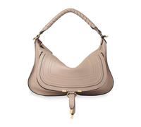 Chloé - Small Marcie Shoulder Bag - Femme - Sacs - Beige - Taille: ONE Size