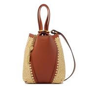 Chloé - Spin Small Raffia-Effect Tote - Femme - Sacs - Brun - Taille: ONE Size