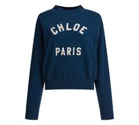 Chloé sweatshirt femme bleu en coton - XS