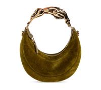 Chloé - The Horse Small Velvet Bag - Femme - Sacs - Vert - Taille: ONE Size