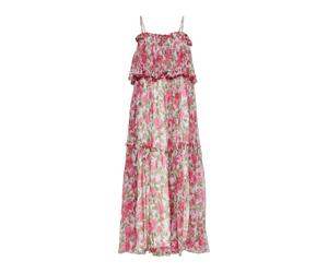 Chloé - Thin-strap Long Dress - Femme - Robes - Rose - Taille: 38 FR