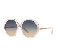 Chloé Unisex Sunglass CH0008S - Couleur du Monture: Rose, Couleur de Lentille: Dégradé Vert