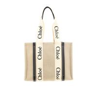 Chloé - Woody Medium Tote - Femme - Sacs - Beige - Taille: ONE Size