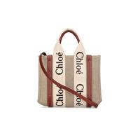 Chloé - Woody Small Tote Bag - Femme - Sacs - Beige - Taille: ONE Size