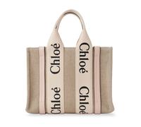 Chloé - Woody Small Tote - Femme - Sacs - Beige - Taille: ONE Size