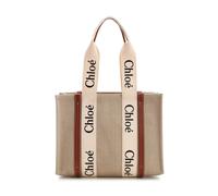 Chloé - Woody Tote Bag - Femme - Sacs - Beige - Taille: ONE Size