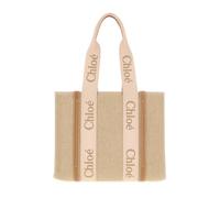 Chloé - Woody Tote Bag - Femme - Sacs - Beige - Taille: ONE Size