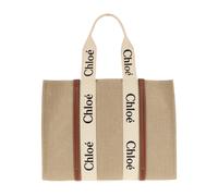 Chloé - Woody Tote Bag - Femme - Sacs - Beige - Taille: ONE Size