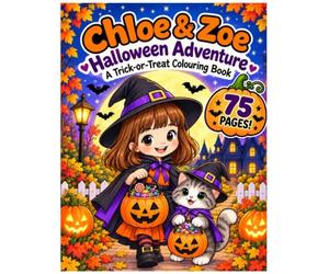 Chloe & Zoe: Halloween Adventure: A Trick-or-Treat Colouring Book
