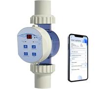 Chlorateur au sel, système de chloration au sel for piscines creusées, électrolyseur d'eau salée 2,5-10 g/h avec Panneau numérique Intelligent, Wi-FI intégré et contrôle par Application(5g/h)