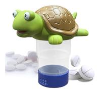 Chlorateur De Tortue - Pour Comprimés De Chlore | Distributeur Flottant En Forme D'animal Avec Chlore Et Décoration Flottante Animal Pour Chlorator Transparent Et Sûr Dans Les Spa De