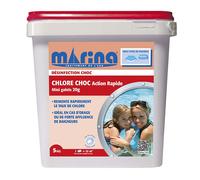 Chlore choc Action Rapide Marina 5kg - Mini Galets de 20g