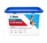 Chlore Choc Pastilles 30 g - 1 kg - 0% stabilisant - Traitement Rapide et Efficace de Piscine - D-Work