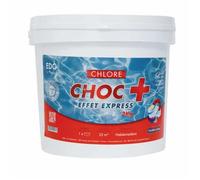Chlore Choc Plus Piscine Effet Express Oxygène Actif - EDG - Galets 250g - Seau 3 kg