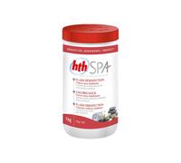 Chlore choc sans stabilisant Flash Désinfection pour spa 1 kg - HTH