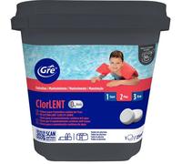 Gre – Chlore lent Galets – sans acide borique – 5 kg (galets 250 g)