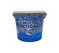 Chlore multi actions, galets 250gr, seau de 5KG, EDG, non comburant - - 106622
