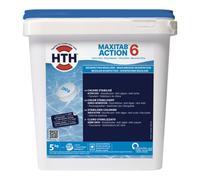 HTH Maxitab action 6 spécial liner - chlore lent multiactions Quantité - Seau de 5 kg