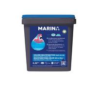 Chlore multifonction galets pour piscine jusqu'à 15 m³ 4,32 kg - Marina