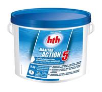 Chlore multifonction hth® MAXITAB Action 5 galets 200g - 10 kg