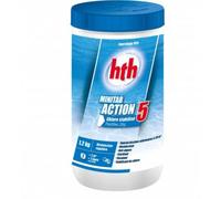 Chlore multifonction hth MINITAB Action 5 Pastilles 20g - 1,2kg - 1,2 kg