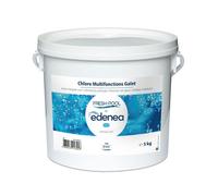 Chlore Multifonctions Piscine - FRESH POOL - Traitement Lent Longue Durée - Galets 200g - Seau 5 kg