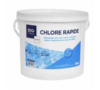 EDG - Chlore Choc Piscine - Action Rapide - Pastilles Spécial Eau Verte - Seau 5kg - Gamme Traitement Et Accessoires Piscine EDG Access