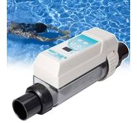 Chlorinateur D’Eau Salée 20g/H, Générateur Automatique De Chlore Au Sel pour Piscine avec Auto-Nettoyage Et Panneau De Contrôle LED, Idéal pour Piscines Et Spas Jusqu’à 85m³