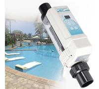Chlorinateur de sel pour piscine, système électrolyseur efficace, convertit le sel en chlore, idéal pour une eau de piscine propre et sûre jusqu'à 50 m³
