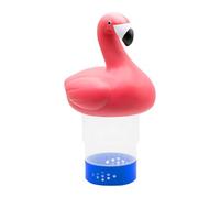 Chlorine Floater Dispenser, Pool Tablet Holder, Spa Sanitizers Tool, Adjustable Flow Control Fun Cartoon Compact Size for Patio Use Pool and Hot Tub Cleaning, 5.91x6.69x11.81 Inches