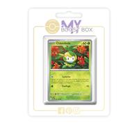 Chlorobule 006/086 Reverse Version Poké Ball - Myboost X Écarlate et Violet 10.5 Foudre Noire - Coffret de 10 Cartes Pokémon Françaises