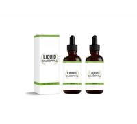 Chlorophylle liquide, 2 fl oz, pour le soutien de l'énergie et de la digestion, avec saveur de menthe pour femmes et hommes,2PCS