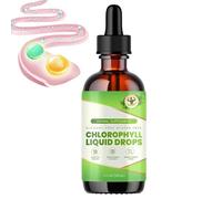 Chlorophylle Liquide,Naturel À Base De Végétaux Detox,Protection Des Fonctions Digestives,Hépatiques Et Rénales,Chlorophylle Diurétique Drainant Puissant,Nettoyage Profond Intestin