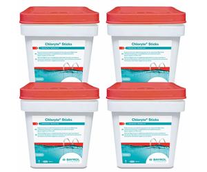 Chloryte Stick Bayrol - chlore lent non stabilisé - 18 kg (4 seaux de 4,5 kg)