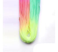 chlzekai Cordes de Cordon de Couleur Arc-en-Ciel Brillantes Haute ténacité 7 brins Corde de Parachute Escalade Camping équipement de Survie Paracord Accessoires-Arc-en-Ciel léger 2YD,3mm