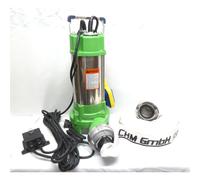 CHM GmbH Pompe À Eau Usée Pompe À Fécales 750 Watt Avec Tuyau C 20M 18.000 L/H