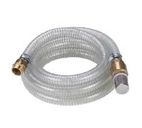 CHM GmbH Tuyau d'aspiration de 1" de 10 m pour pompes (raccords en laiton) avec clapet anti-retour