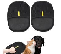 CHmiss Lot De 2 Gants MagnéTiques en Fourrure,Gant Poils Animaux, Gants Brosse Anti Poils Animaux,Reusable Double Sided Electrostatic Pet Hair Remover