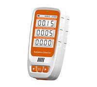 CHNADKS Compteur Geiger Détecteur de Rayonnement avec écran LCD, Mini Moniteur Dosimètre Radiographie Bêta Gamma, Moniteur de Rayonnement Nucléaire Rechargeable