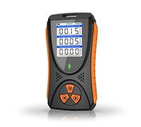 CHNADKS Compteur Geiger Détecteur de Rayonnement Nucléaire, Dosimètre de Rayonnement Personnel Radiographie Bêta Gamma, Moniteur de Rayonnement Nucléaire en Temps Réel Portable avec écran LCD