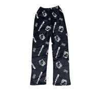 Chnnamzu Pyjama Femme Flanelle Bas De Pyjama Femme Animé Imprimé Kawaii Chaud et Doux Confortable Polaire Pantalons à La Maison Fille Pyjamas S-2XL