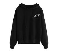 Chnnamzu Sweats à Capuche Femme Impression De Motifs Sweat-Shirt Pull avec Cordon Casual Manche Longue Hoodies Automne Et Hiver Chaud Streetwear Pull À Capuche Sport avec Poches VêTements