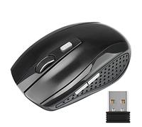 CHNNO1 Souris sans fil 2,4 GHz réglable DPI souris 6 boutons souris de jeu optique souris sans fil avec récepteur USB pour ordinateur PC noir
