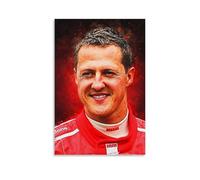 CHNPNGDE Michael Schumacher Impression sur toile, peintures murales, peintures décoratives pour le salon, peinture pour chambre de garçon, tableaux muraux modernes pour chambre de fille, images