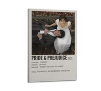 CHNT Poster de film Pride And Prejudice - Art mural sur toile pour salon, chambre à coucher, décoration d'intérieur, bureau, salle de sport - 60 x 90 cm