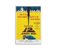 CHNT Poster du film « 12 Angry Men » - Impression sur toile pour salon, chambre à coucher, maison, bureau, salle de sport - 20 x 30 cm