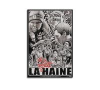 CHNT Poster du film La Haine - Impression sur toile pour salon, chambre à coucher, maison, bureau, salle de sport - 30 x 45 cm