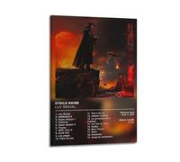 CHNT Poster Luv Resval - Impression sur toile pour salon, chambre à coucher, maison, bureau, salle de sport - 30 x 45 cm