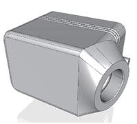 CHO 06 L16 Boîtier: pour connecteurs HDC C-TYPE taille 44.27 IP66 PG16 ILME